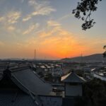 夕日がきれいでした